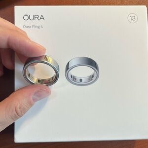 Oura Ring Generation 4 - Size 13, Silver